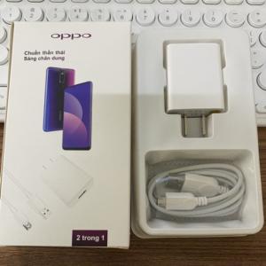 Bộ Sạc OPPO AK-933 Micro Zin Linh Kiện, công nghệ sạc nhanh VOOC độc quyền 20W, củ sạc chính hãng, dây Micro USB 1.5m, sạc ổn định, an toàn, tương thích toàn bộ dòng máy OPPO sử dụng cổng Micro