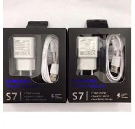 Bộ Sạc Samsung S7 Full Box – Cốc Sạc + Cáp USB Chính Hãng 5V/2A, Sạc Nhanh An Toàn
