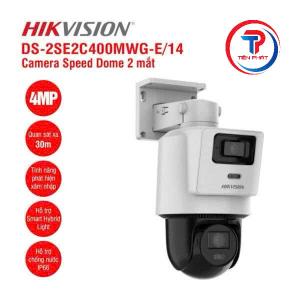 Camera An Ninh IP Hikvision DS-2SE2C400MWG-E/14 4MP – Bí Quyết Viral Với TandemVu 2 Mắt, Độ Phân Giải 2560x1440@25fps Siêu Rõ, Ống Kính Cố Định 2.8mm + PTZ 8mm Zoom 16x, Quay 345°/80° Linh Hoạt, Đèn Trợ Sáng 30m Thông Minh