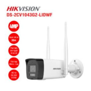 Camera WIFI HIKVISION DS-2CV1043G2-LIDWF 4MP Color 2560x1440, Đàm Thoại 2 Chiều, Tầm Ánh Sáng 30m, IP66 Vỏ Nhựa, H.265+ Tiết Kiệm 50%, DWDR 3D-DNR Mượt Mà, Phát Hiện Motion Thông Minh, Dễ Lắp Không Dây, Bảo Hành Dài Hạn