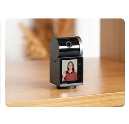 Camera WiFi IMOU REX VT Pro IPC-S2VBP-5M0WR 5MP 3K UHD, xoay 355°/90° toàn cảnh, pin tích hợp 2000 mAh, gọi video một chạm, AI phát hiện người & thú nuôi, lý tưởng cho phòng khách hoặc văn phòng mini.