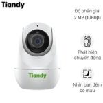 Camera WiFi Tiandy TC-H322N Full HD 2MP, xoay 360 độ, ghi âm hai chiều, lưu trữ thẻ nhớ 512GB, tiết kiệm dung lượng, dễ lắp đặt, phù hợp mọi không gian