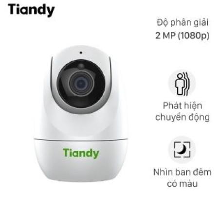 Camera WiFi Tiandy TC-H322N Full HD 2MP, xoay 360 độ, ghi âm hai chiều, lưu trữ thẻ nhớ 512GB, tiết kiệm dung lượng, dễ lắp đặt, phù hợp mọi không gian