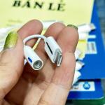 Cáp chuyển Type-C sang 3.5mm iPhone 15 Zin, dây ngắn 0.07m, hỗ trợ nghe nhạc và gọi điện, thiết kế nhỏ gọn, tiện lợi, sản xuất tại Việt Nam/Trung Quốc, mang lại âm thanh trung thực và kết nối ổn định cho người dùng iOS