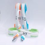 Cáp sạc Micro dẹp quấn khay, thiết kế chống gãy 2 đầu, lõi chống nhiễu, tốc độ sạc ổn định, kết nối dữ liệu nhanh, tương thích Samsung, HTC, Sony, LG, Xiaomi, Oppo, phụ kiện chính hãng.