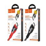 Cáp Sạc Nhanh 2.4A Hoco U89, 3 Đầu Lightning Type-C Micro, Dây Bện Hợp Kim Kẽm 1.2m, Có Đèn Báo Trắng, Tương Thích iPhone iPad Android, Truyền Dữ Liệu Ổn Định, Giải Pháp Sạc Đa Thiết Bị Chính Hãng