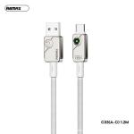Cáp Sạc Nhanh 66W Remax RC-C33 A-C, USB ra Type-C, chất liệu 48 ingot dệt + hợp kim nhôm, công nghệ đúc phun, truyền dữ liệu ổn định, sạc nhanh đa cổng, bền bỉ vượt trội cho smartphone, laptop, iPad