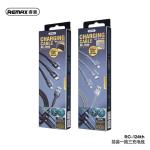 Cáp Sạc Nhanh 6A Remax RC-124 i/a/m 3 đầu Lightning, Type-C, Micro USB, hỗ trợ sạc nhanh 2.4A, thiết kế chống uốn cong, vỏ bọc hợp kim nhôm phun khuôn bền chắc, lõi đồng mạ thiếc dày cho tốc độ sạc nhanh hơn, mang lại trải nghiệm tiện lợi và an toàn