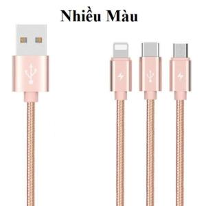 Cáp Sạc Nhanh USB ra Micro, dây dù siêu bền dài 20cm/1.2m/2m, hỗ trợ dòng điện 2A ổn định, tăng tốc độ sạc lên 60%, màu xanh nước biển/đỏ/đen, phụ kiện giá rẻ bền bỉ cho Android Mobile và thiết bị Micro USB