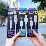 Cáp Sạc Nhanh Wekome WDC-03 USB Ra Lightning Type-C Micro, Dài 1m, Output 2.4A, Truyền Dữ Liệu 480MB/S, Trọng Lượng Nhẹ 22g, Giải Pháp Sạc Đa Thiết Bị Chính Hãng