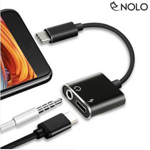 Cáp Type-C chia 3.5mm + Type-C, hỗ trợ nghe nhạc và sạc cùng lúc, nhựa ABS cao cấp, dây đồng nguyên chất, dòng sạc 2.1A, thiết kế bền chắc, tiện lợi, mang lại sự linh hoạt cho người dùng công nghệ hiện đại