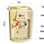 Cây Nước Nóng Lạnh BIGSUN BW-41EC, Làm Lạnh Bằng Vi Mạch, 2 Vòi Nước Riêng Biệt, Làm Nóng 550W, Làm Lạnh 75W, Nhiệt Độ Dưới 15°C, Trên 75°C, Dung Tích 300ml/750ml, Thiết Kế Để Bàn Gọn Nhẹ, Phù Hợp Gia Đình, Văn Phòng, Quán Cafe