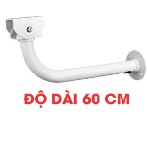 Chân Đế Camera Chữ L Ngoài Trời 60cm Siêu Cứng Cáp, Giá Đỡ Góc Vuông Chịu Lực 8kg Hoàn Hảo Cho Camera Hikvision Dahua Ezviz, Lắp Đặt Nhanh Trên Tường Mái Hiên Cột Điện Không Cần Khoan Sâu, Mang Lại Góc Nhìn 180° Bảo Vệ Toàn Diện