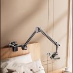 Chân kẹp điện thoại 60cm đa năng, thép hợp kim cacbon dày, cấu trúc tam giác ổn định, kẹp lò xo linh hoạt, hỗ trợ chụp hình Bluetooth, phù hợp điện thoại 4-7.1 inch, chống rơi ngã, tiện lợi livestream, học online, xem phim.