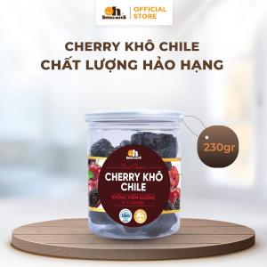 CHERRY KHÔ CHILE 230 g Oh Smile Nuts, snack trái cây nhập khẩu không đường, dẻo mềm tự nhiên, giàu chất chống oxy hóa giúp tăng sức đề kháng và dưỡng da khỏe mạnh mỗi ngày