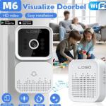Chuông cửa camera WiFi không dây M5/M6, độ phân giải HD 1280×720P, kết nối WiFi nhanh, quan sát góc rộng 125°, đàm thoại 2 chiều, hỗ trợ thẻ nhớ tới 64GB, ứng dụng Tuya Smart Life – nâng cấp an ninh gia đình bạn ngay hôm nay