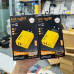 Cốc Sạc Nhanh 120W KO-71/TZ-88, 2 USB + 2 Type-C, EU & US Plug, sạc nhiều thiết bị cùng lúc, an toàn, tự động nhận điện áp, tối ưu sạc điện thoại, máy tính bảng, laptop.