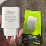 Cốc Sạc Oarmio 2 Cổng USB 15W, Sạc Nhanh Thiết Bị Android, iPhone, Samsung, Thiết Kế Nhỏ Gọn Bo Tròn, Chất Liệu ABS + PC Chống Cháy, Dễ Vệ Sinh, Phù Hợp Mọi Hoàn Cảnh