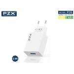 Cốc Sạc PZX P28, cổng USB, sạc thông minh 12W, tốc độ sạc nhanh 2.4A+, tương thích với smartphone, tablet, thiết kế nhỏ gọn, chất liệu ABS bền bỉ, lý tưởng cho mọi thiết bị di động.