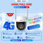 Dahua DH-P3AE-PV-4G 3MP 4G Pan/Tilt Camera, auto-tracking, hai chiều đàm thoại, mạng di động 4G sẵn sàng – lựa chọn tối ưu cho “camera wifi ngoài trời” mà không cần WiFi truyền thống.