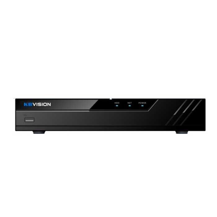 Đầu Ghi IP KBVISION KX-A8128N2 8 Kênh H.265+ Siêu Tiết Kiệm Băng Thông 80Mbps Lên Đến 50%, Hỗ Trợ Giải Mã 8MP Sắc Nét 30fps Không Lag, Tương Thích Onvif Đa Hãng Như Axis Bosch Panasonic, Lưu Trữ 1 SATA 8TB Vô Hạn