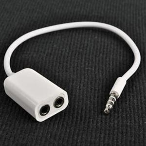 Dây chia âm thanh GH01, hỗ trợ 2 tai nghe cùng lúc, jack 3.5mm, tương thích iPhone, iPad, Samsung, Macbook, giảm bức xạ EMR, thiết kế nhỏ gọn, tiện lợi cho smartphone và PC