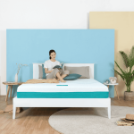 Nệm foam Aeroflow Wave Nhật Bản, công nghệ Mixel Cube độc quyền, massage thư giãn, phân tán áp lực, thoáng khí vượt trội, PU Foam chống rung, áo nệm Polyester Elastane mềm mại, giấc ngủ tự nhiên, bền bỉ