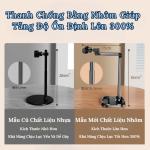 Giá đỡ kẹp điện thoại JC001 xoay 360°, điều chỉnh 180°, thân nhôm chắc chắn, đế lõi kim loại đầm chắc chống lật, đầu kẹp nhựa đặc cao cấp, chiều cao 30-45cm, trọng lượng 400g, thiết kế hoàn thiện đẹp, giữ điện thoại ổn định, tiện lợi cho học tập, làm
