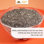 Siêu thực phẩm Hạt Chia Đen Hữu Cơ Oh Smile Nuts 300g, nguồn đạm thực vật không cholesterol, canxi & magie cao, giúp xương chắc khỏe và duy trì năng lượng hàng ngày