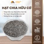 Siêu thực phẩm Hạt Chia Đen Hữu Cơ Oh Smile Nuts 300g, nguồn đạm thực vật không cholesterol, canxi & magie cao, giúp xương chắc khỏe và duy trì năng lượng hàng ngày