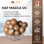 Hạt Macca Úc nguyên vỏ 500g Oh! Smile Nuts, hạt macadamia tươi rang khô tự nhiên, không muối, mềm mịn như bơ, giàu vitamin E, mangan và chất xơ, giúp cải thiện sức khỏe tim mạch và làn da sáng mịn