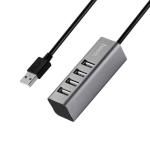 Hoco HB1 4 cổng USB 2.0 Hub mở rộng kết nối, chia nhiều thiết bị đồng thời, tốc độ truyền dữ liệu ổn định, thiết kế nhựa cao cấp, gọn nhẹ, thích hợp văn phòng, du lịch, học tập và chơi game