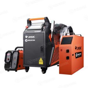 JASIC LS-20000F Máy Hàn Laser thế hệ thứ 3, nguồn laser 2 kW, tích hợp đầu cấp 2 dây, chuyển đổi linh hoạt giữa hàn, cắt và làm sạch – dành cho sản xuất khung nhôm, inox, cửa sắt – đầu tư chuyên nghiệp.