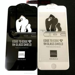 Kính Cường Lực Dẻo Ceramic Kingkong iPhone 7 Plus, 8 Plus (Đen), siêu mỏng 0.2mm, uốn cong 360°, chống trầy xước, thao tác mượt mà, không cấn tay, bảo vệ màn hình toàn diện, độ bền vượt trội, dễ dán tháo