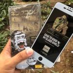 Miếng Dán Cường Lực Dẻo Kingkong Ceramic iPhone 6G, 6S (Đen), mỏng 0.2mm, chống trầy, chống va đập, uốn cong 360°, cảm giác vuốt trơn tru, không cấn tay, độ bền vượt trội.