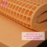 Nệm SuSu Original 100% Cao Su Thiên Nhiên Thắng Lợi, đàn hồi vượt trội, bảo hành chính hãng 15 năm, thoáng khí, kháng khuẩn tự nhiên, giấc ngủ ngon, bền bỉ, phù hợp người già, trẻ nhỏ, nhân viên văn phòng.