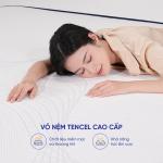 Nệm lò xo Amando Innovation, công nghệ RevoFeel cá nhân hóa, khung lò xo túi 7 vùng, memory foam gel kháng khuẩn, cao su thiên nhiên thoáng khí, nâng đỡ xương khớp, giấc ngủ cân bằng và thoải mái.