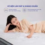 Nệm lò xo Amando Elite Grand, thiết kế sang trọng, lớp memory foam copper, kháng khuẩn, điều hòa nhiệt độ, đàn hồi cao, bảo hành 10 năm, phù hợp mọi mùa, nâng niu cơ thể và cải thiện giấc ngủ.