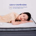 Nệm Amando Elite Plus 25cm, tiêu chuẩn châu Âu, lò xo túi độc lập, memory foam êm ái, gel foam làm mát, kháng khuẩn, chứng nhận quốc tế, giấc ngủ sang trọng, thoáng khí, phù hợp khí hậu nóng ẩm Việt Nam.