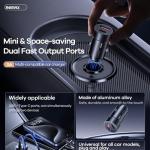 Cóc sạc nhanh 3A Remax RCC361 cho xe hơi, hỗ trợ 1 cổng Type-C và 1 cổng USB, công suất 15W, sạc nhanh an toàn, tương thích đa thiết bị, thiết kế gọn nhẹ, tiện lợi cho mọi hành trình.