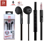 Tai Nghe BYZ S389 Cổng 3.5mm, Âm Thanh Chất Lượng Cao, Thiết Kế Nhỏ Gọn, Nút Tai Cao Su Êm Ái, Màu Đen Và Trắng, Tương Thích Smartphone, Laptop, MP3, MP4, Giải Pháp Nghe Nhạc Và Đàm Thoại Hoàn Hảo Cho Người Dùng Trẻ