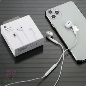 Tai Nghe iPhone Lightning Zin Chính Hãng Full Box Hộp Giấy Lớn, Âm Thanh HiFi Chất Lượng Cao, Thiết Kế EarPods Ôm Tai Như Hạt Đậu, Cách Âm Tốt, Dây Cao Su Trơn Bền Bỉ, Màu Trắng Trang Nhã, Remote Và Microphone Tích Hợp, Giải Pháp Nghe Nhạc Và Đàm Tho