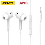 Tai Nghe Pisen AP03 Cổng 3.5mm Chính Hãng, Âm Thanh HiFi Chất Lượng Cao, Đường Kính Loa 10mm, Độ Nhạy 93dB, Trở Kháng 16Ω, Dây 1.2m Bền Bỉ, Micro Tích Hợp, Nút Điều Khiển Trên Dây, Tương Thích IOS, Android, Windows, Giải Pháp Nghe Nhạc Và Đàm Thoại H