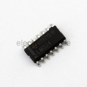 Linh kiện bán dẫn IC LM324 dán chân mỏng SOP14 loại tốt mới tinh chất lượng cao chống rỉ sét chân chip, phụ kiện mạch nguồn phụ điều khiển dòng định hình điện áp phẳng mịn ổn định máy hàn công nghiệp, linh kiện máy hàn.