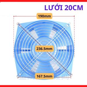 Lưới Chắn Quạt Công Nghiệp 200mm, Hỗ Trợ Bảo Vệ Quạt Khỏi Va Chạm Cơ Học Và Kéo Dài Tuổi Thọ Hệ Thống Làm Mát, linh kiện máy hàn.
