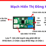 Mạch hiển thị đồng hồ máy hàn kỹ thuật số LED chữ số sắc nét cao, Linh kiện bo mạch hiển thị thông số dòng hàn điện tử dải rộng, Phụ tùng máy hàn sửa chữa màn hình led lỗi mất nét nhảy số chập chờn.