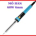 Mỏ Hàn 60W 6mm, Mỏ Hàn Chì Điện 60W Đường Kính 6mm, Dùng Hàn Bo Mạch, Sửa Máy Hàn Điện Tử, Hàn Dây Điện, Hàn Linh Kiện Điện Tử, Công Cụ Hàn Thiếc Cho Kỹ Thuật Viên Và DIY