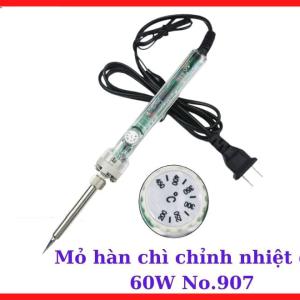 Mỏ Hàn Thiếc No.907 60W Điều Nhiệt, Dụng Cụ Hàn Điện Tử Phổ Biến Cho Kỹ Thuật Viên, Sinh Viên Và Người Đam Mê DIY, linh kiện máy hàn.