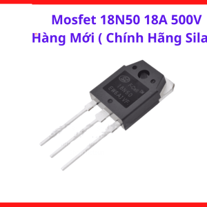 MOSFET 18N50 Silan Chính Hãng, 18A 500V N Channel TO3P, Linh Kiện Máy Hàn Inverter, Nguồn Xung Switching Power Supply, Mạch PFC Công Suất Cao, Bộ Điều Khiển Động Cơ, Chịu Áp Lớn, Đóng Cắt Nhanh
