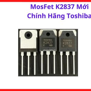 MOSFET K2837 Toshiba Chính Hãng, 2SK2837 N Channel 500V 20A TO3P, Linh Kiện Công Suất Cho Máy Hàn Inverter, Nguồn Xung Switching, Mạch Điều Khiển Động Cơ, Sửa Chữa Bo Mạch Điện Tử Công Nghiệp, Chịu Áp Cao
